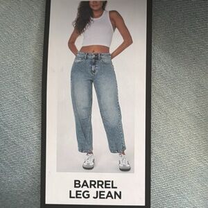 BCBGeneration Light Wash Barrel Denim Pants